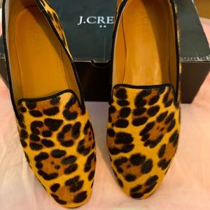 J.Crew calf hair loafers size 7